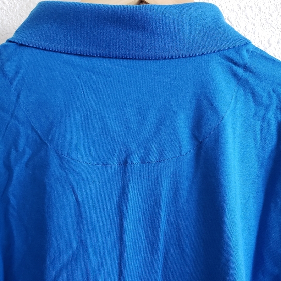 Nwt Esabel C Mens Blue Shortsleeve Polo - Picture 6 of 14